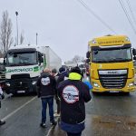 Протест дальнобойщиков во Франции