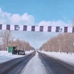 Пешеходный переход в Казахстане