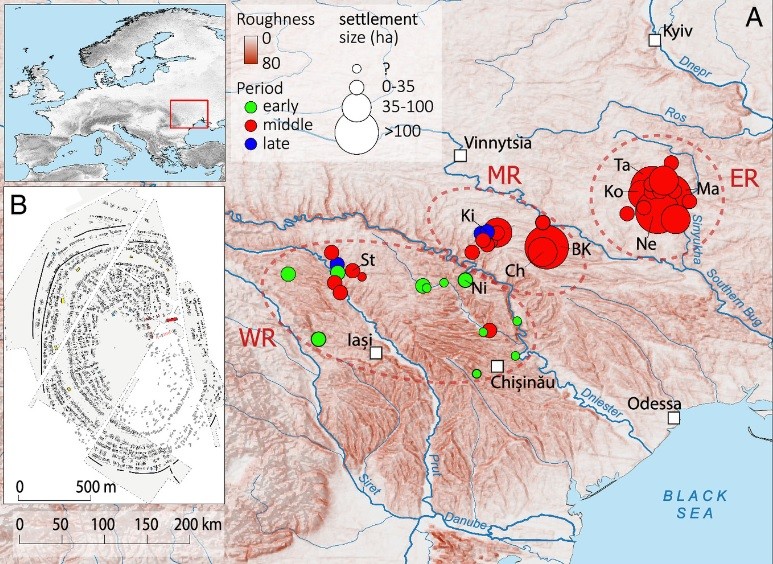 Трипольская культура поселения