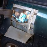 На литовской границе пилили авто белоруса