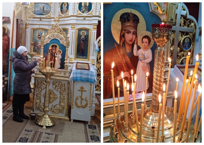 В церкви в Запрудах Кобринского района