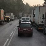 Очередь на границе с Литвой в пункт Привалка, 2023