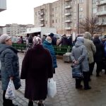 Очередь за яйцами в Ивацевичах 2022 год