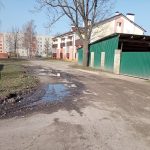 Разбитая дорога в Дрогичине