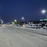 Автобусы на границе в Польшу. Брест, 10 апреля 2024 года в 6 утра