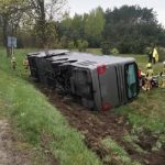 Автобус с белорусами попал в аварию в Польше