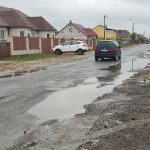 Лужа на улице Механизаторов в Ивацевичах