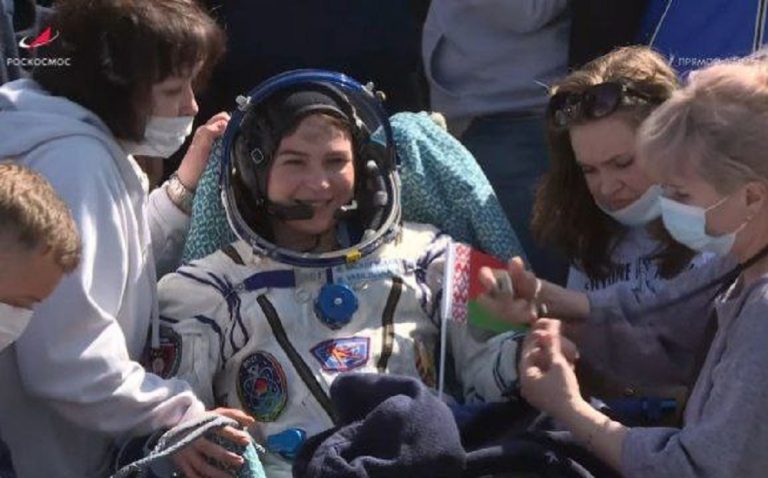 Космонавт из Беларуси Марина Василевская вернулась на Землю Космонавт Марина Василевская