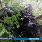 В Барановичском районе подростки перевернулись на BMW