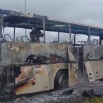 Загорелся автобус с детьми из Пинска