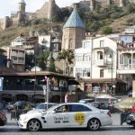 Грузия такси протестуют