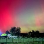 В Беларуси северное сияние