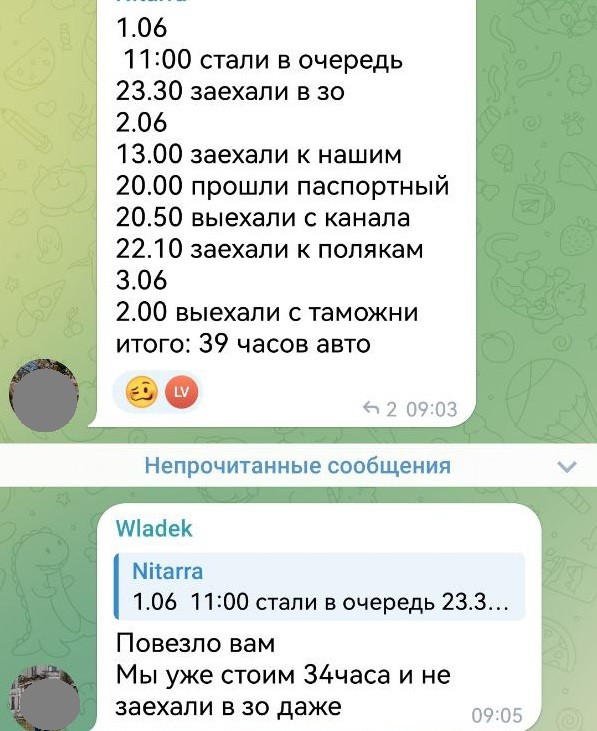 Скриншот из чата