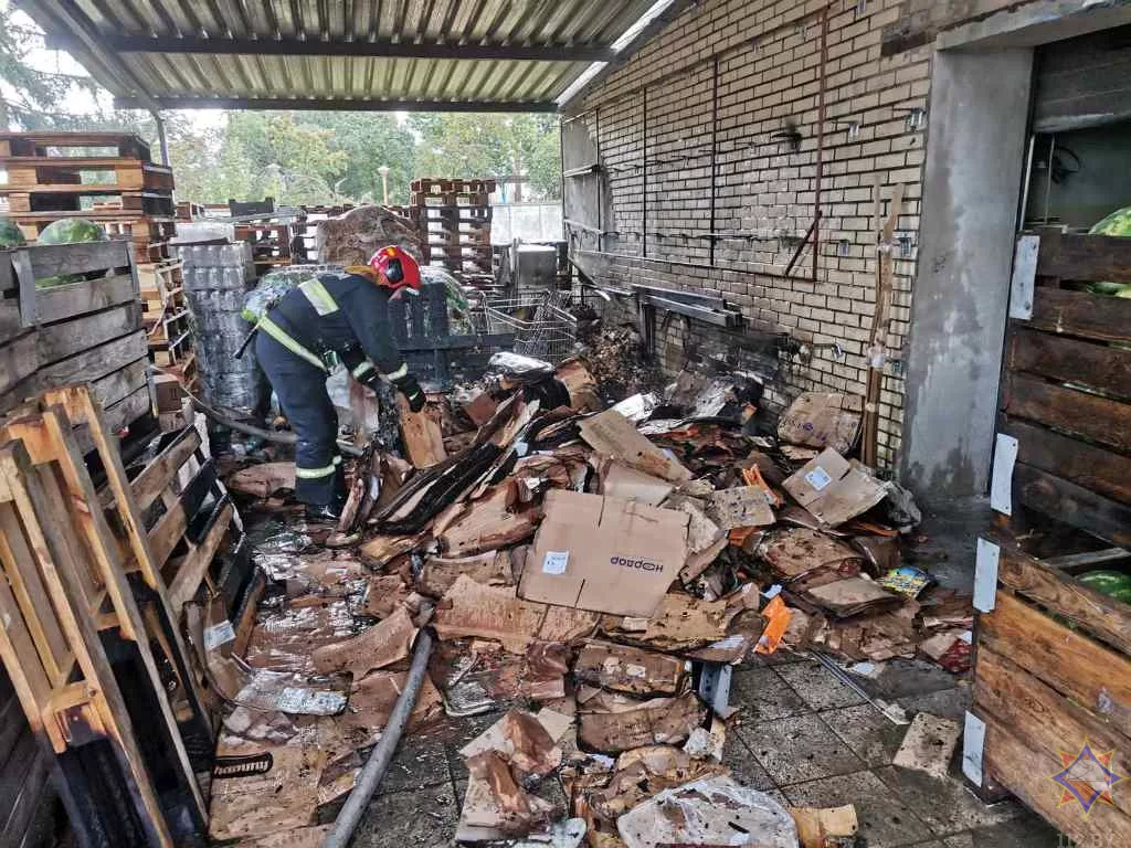 В Березе горел «Светофор»