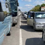 Очередь на границе в Бресте