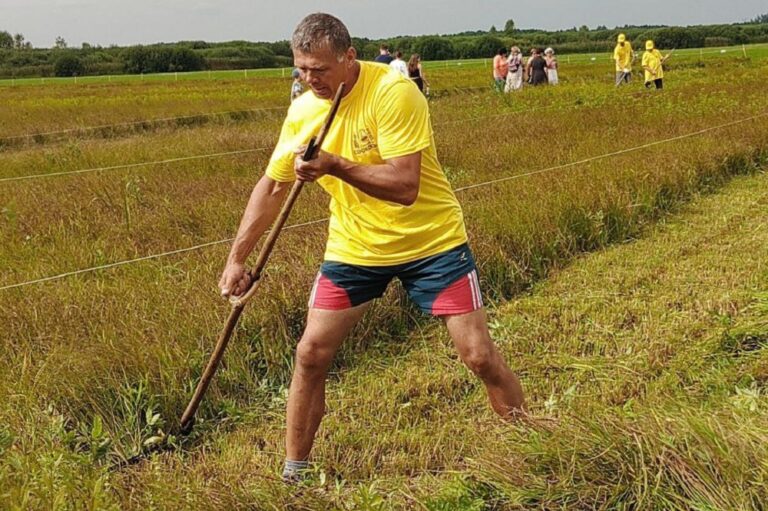 Василий Новик на Споровских сенокосах