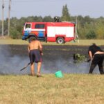 Пожар в Дрогичинском районе, деревня Сёмоновщина