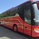 Автобус на границе в Польшу. Архивное фото 2024