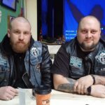 Руководители мотоклуба «Чёрные монахи» в Берёзе