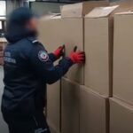 Фура с контрабандными сигаретами с белорусским акцизами