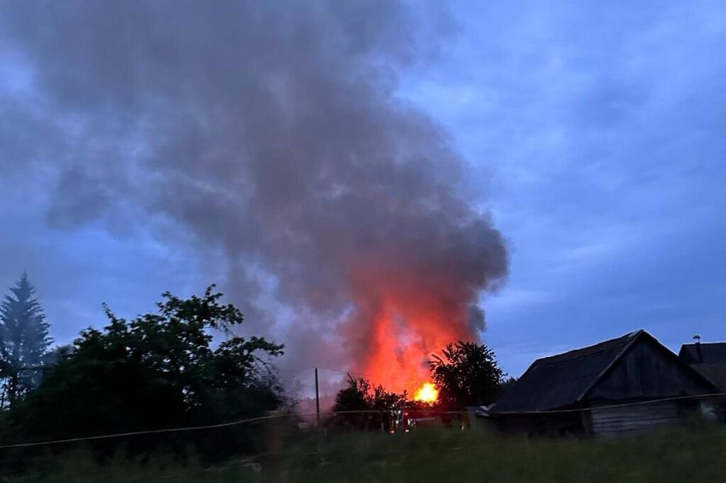 В Красыничах Ганцевичского района погиб человек пожар