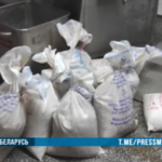 кража на предприятии.