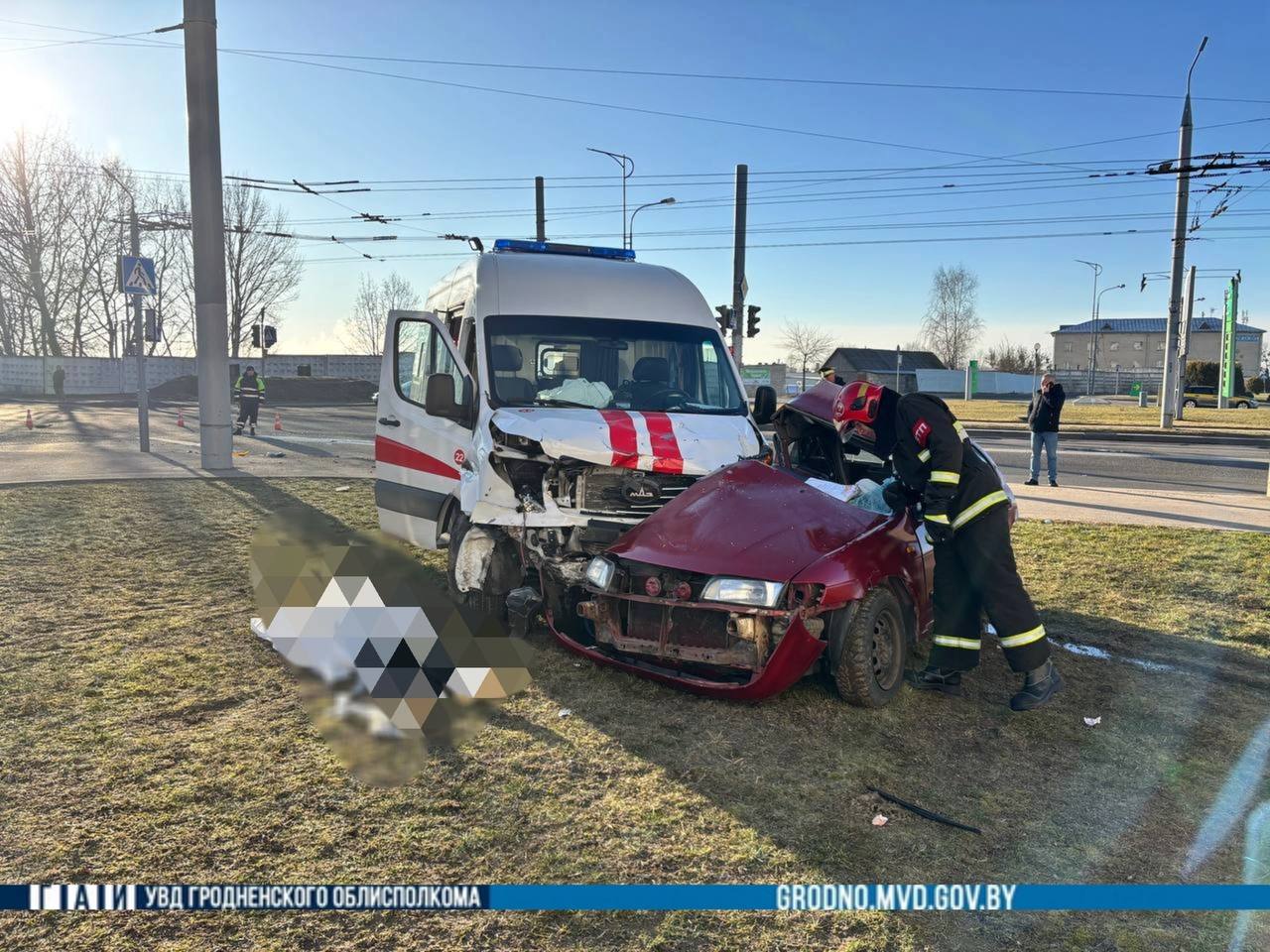 В Гродно в аварии со скорой погибла девушка