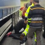 Во Франции умер дальнобойщик