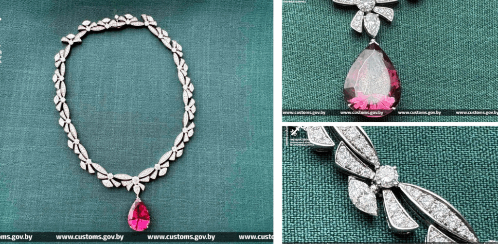 платиновое ожерелье