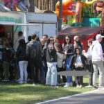 готовая еда на улице