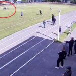 Драка на стадионе в Столине