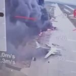 Горят самолёты в России