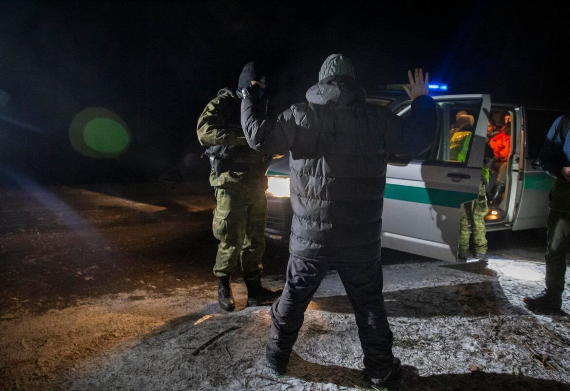 На границе в Польше