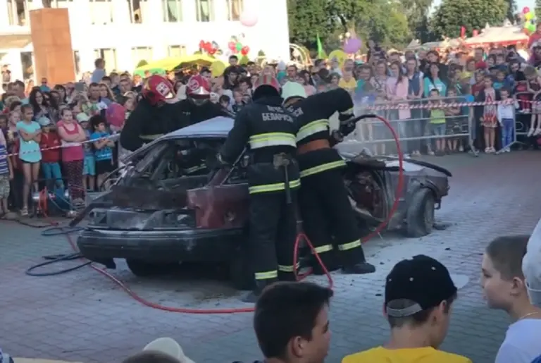 День пожарных в Ивацевичах