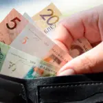 Белорусские рубли в кошельке