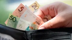 Белорусские рубли в кошельке