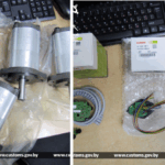 Гидромоторы и электронные компоненты, скрытые в багаже водителя автобуса на границе.