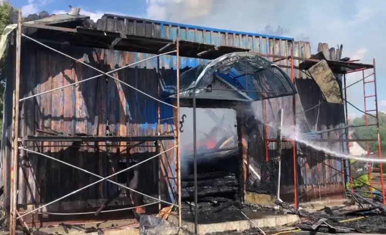 Сгорела церковь