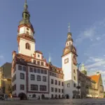 Старая ратуша на рыночной площади в Хемнице