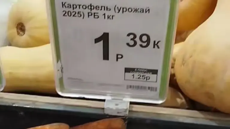 Картофель дешевеет