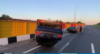 В Бресте водитель Audi не довёз Mercedes S-класса