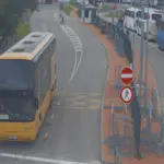 на границе стоят автобусы