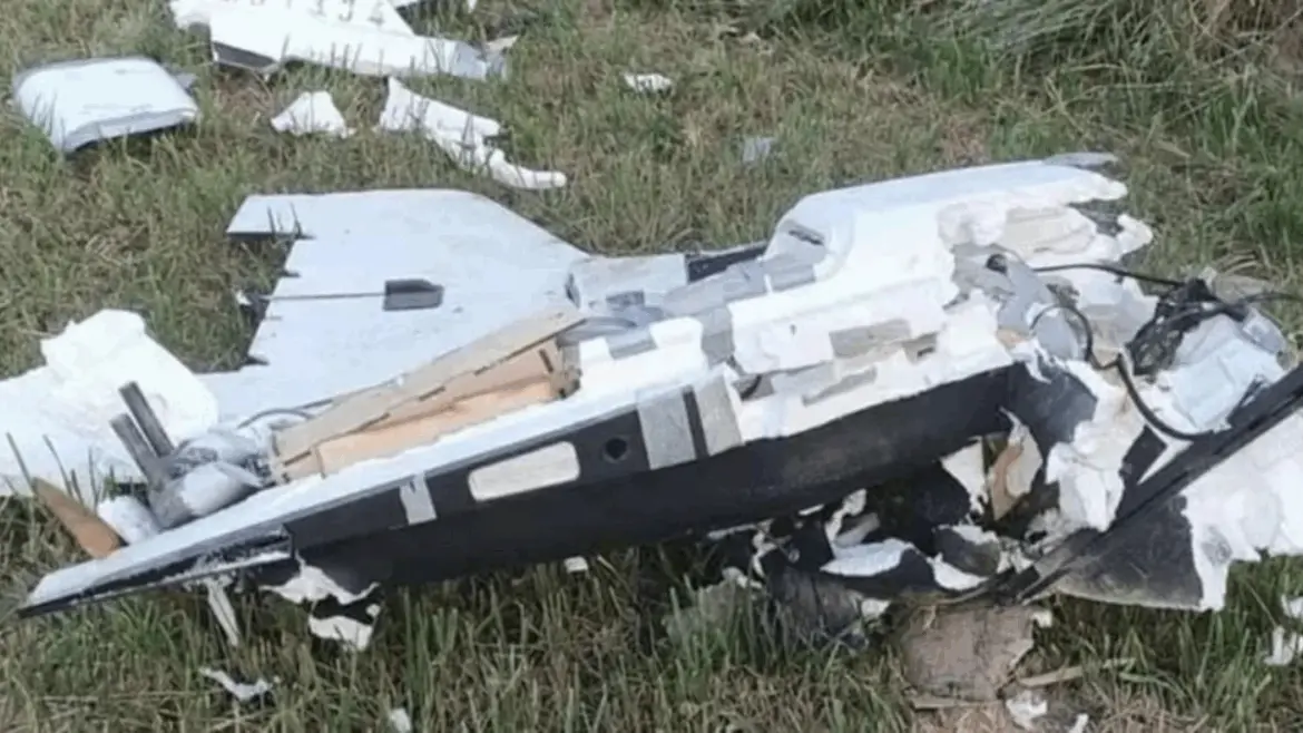 Сейчас место падения дрона