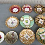 винтажные тарелки