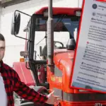 Польский фермер купил трактор МТЗ