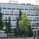 здание посольства США в Варшаве