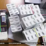 Ветеринарные препараты, спрятанные под одеждой.