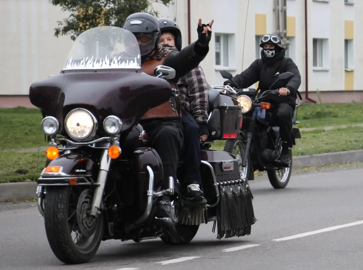 Закрытие мотосезона в городе Берёза