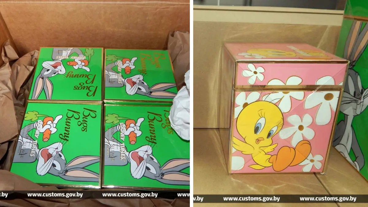 коробки с духами задержанные на границе