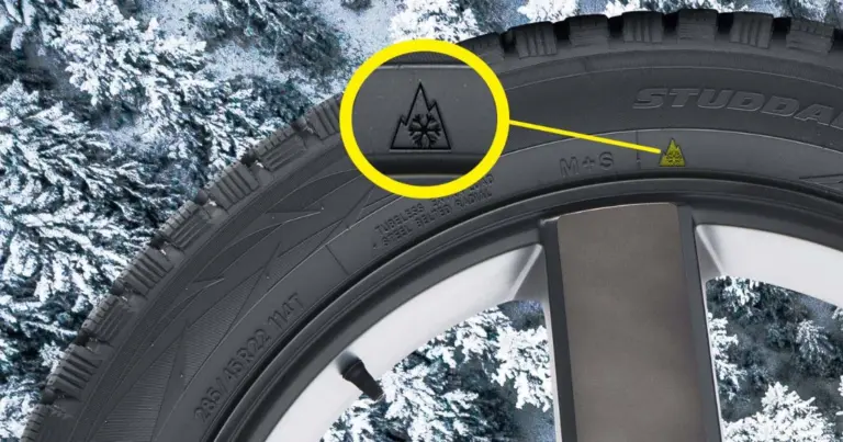 зимняя шина с маркировкой